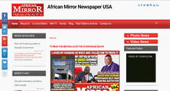 Desktop Screenshot of africanmirrorusa.com