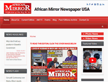 Tablet Screenshot of africanmirrorusa.com